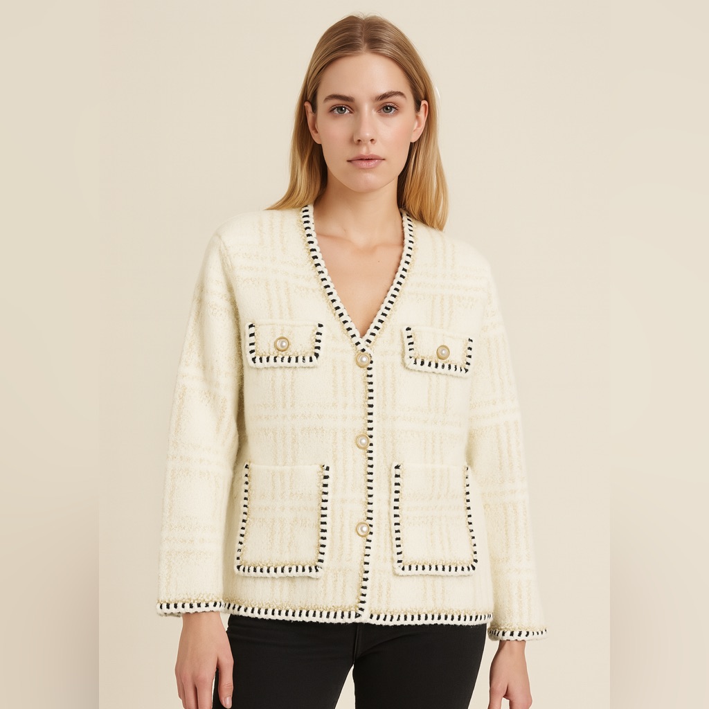 954 Elegant Embroidered Blazer